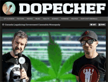 Tablet Screenshot of dopechef.com